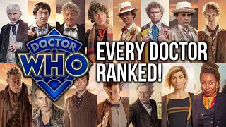 Every Doctor from Worst to Best  Doctor Who Ranking [upl. by Seldan]