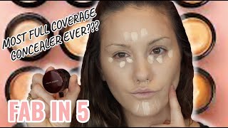 MOST FULL COVERAGE CONCEALER KEVYN AUCOIN SENSUAL SKIN ENHANCER REVIEW  FAB IN 5 [upl. by Sedecrem]