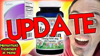 HEMORRHOIDS TREATMENT AT HOME  Did THESE Supplements YOU Have NEVER Heard of Work [upl. by Retsof]