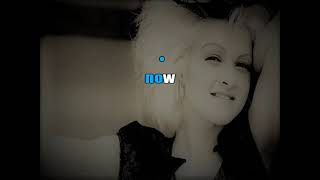 Cyndi Lauper  Unconditional love Karaoke [upl. by Lamori]