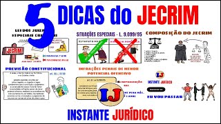 5 Dicas do JECRIM OAB  CONCURSO PÚBLICO  Juizado Especial Criminal [upl. by Nuhsyar840]