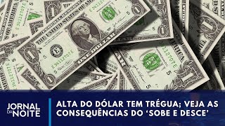 Alta do dólar dá trégua neste sextafeira 2  Jornal [upl. by Fanchette]