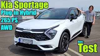 Kia Sportage Plugin Hybrid 265 PS GTLine AWD  Test Bericht Infos Daten Verbrauch Preise PHEV [upl. by Risay]