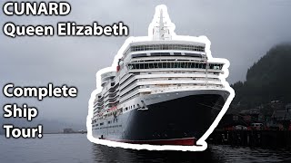 Cunard Queen Elizabeth  FULL SHIP TOUR [upl. by Eneirda]