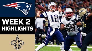 Patriots vs Saints  NFL Week 2 Game Highlights [upl. by Leuneb]