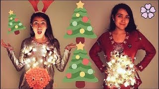 DIY Ugly Christmas Sweaters ♥︎ [upl. by Eiramnwad]