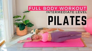 40 Minute Body Sculpt Pilates with No Equipment  Intermediate Pilates  At Home Workout [upl. by Andrey]