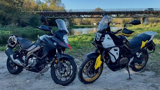 Test porównawczy Suzuki VStrom 650 i QJ Motor SVT650  ten sam silnik a jak różne motocykle [upl. by Aseena]