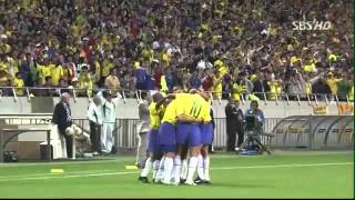 World Cup 2002 BRAZIL 2 1 TURKEY [upl. by Cirded]