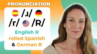 Whats the difference between ɹ r and ʀ  English R vs rolled Spanish amp German R Sounds [upl. by Niatsirt]