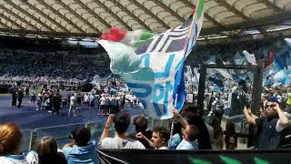 1205 2024 LAZIO  EMPOLI 20 PASSERELLA DEGLI EROI DEL 74 SOTTO LA CURVA NORD [upl. by Ilbert]