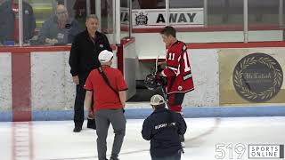 Schmalz Cup Playoffs Round Robin  Stayner Siskins vs Wellesley Applejacks [upl. by Duck]