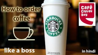 How to order coffee at Starbucks CCD  Coffee types explained [upl. by Jesh932]