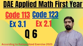 DAE Math 123 Ex 21  Math113 Ex 31 Q6  Middle Term of Binomial Theorem [upl. by Bing]