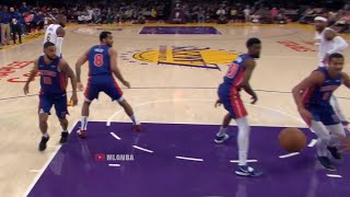 LeBeautiful makes a brilliant backtotherim pass to Wayne Ellington [upl. by Miguelita]