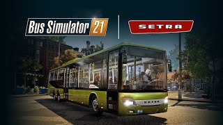 Bus Simulator 21  VR  Route 2  Oculus Quest 2  Virtual desktop  Opentrack [upl. by Nnaaras]