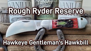 Rough Ryder Reserve Hawkeye Gentlemans Hawkbill Knife Review [upl. by Adelice]