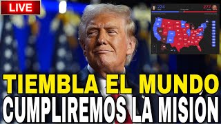 🔴 DIRECTO TRUMP NUEVO PRESIDENTE CUMPLIREMOS LA MISIÓN [upl. by Moguel]