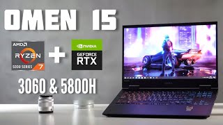 HP Omen 15 Review  Ryzen 7 5800H RTX 3060  The Coolest laptop is back [upl. by Huber]