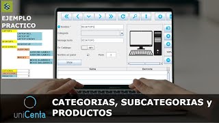 Unicenta oPOS Categorías Subcategorías y Productos [upl. by Adiari612]