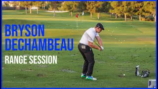 PGA Tour No1 Distance Bryson DeChambeau Range Session  Driving Range Practice  Warm up Swings [upl. by Noni959]