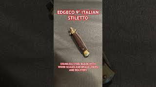 EDGECO 9” Italian Stiletto Switchblade [upl. by Lrad]