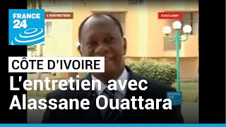 Le nouveau président Alassane Ouattara demande à Laurent Gbagbo de quitter le pouvoir • FRANCE 24 [upl. by Ecnerol]