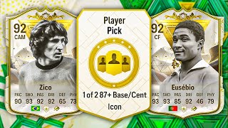 UNLIMITED 87 ICON PLAYER PICKS amp PACKS 😱 FC 24 Ultimate Team [upl. by Silohcin]