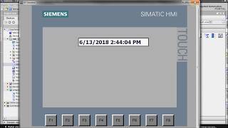 Siemens TIA Portal HMI tutorial  Changing of DateTime format 1224 hours format [upl. by Sorrows824]