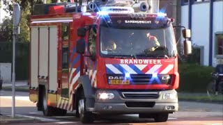 Gaslucht Brandweer Barendrecht 173631 naar Oranjestraat Barendrecht [upl. by Hanima235]