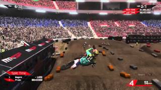 MXGP2 Xbox One  STADIUM CROSS 1 REALISTIC MODE  PRO PHYSICS  By LuukyBeast16 [upl. by Binnings]