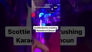 Toronto Raptors star Scottie Barnes shows off his singing skills in Cancun [upl. by Parry]