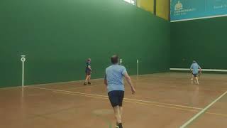 frontenis preolímpico segunda división Mostoles 🔵 contra UPM🔵segundo set [upl. by Ecenaj126]