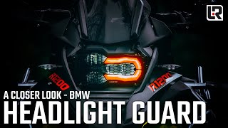 Headlight Guard Kit BMW R12001250 GS  A closer look [upl. by Isaak]