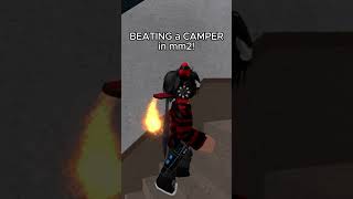 BEATING A CAMPER IN MM2 [upl. by Ojadnama]