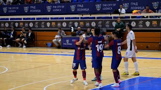 UEFA Futsal Champions League  MAIN ROUND  Barcelona  Luxol  Anderleht  Loznica  25102023 [upl. by Tamis]