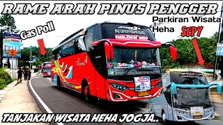 PARKIRAN HEHA SEPI Banyak bus yang mengarah ke Pinus pengger [upl. by Eiznil]