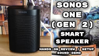 Sonos One Gen 2  The Powerful Smart Speaker with Amazon Alexa BuiltIn [upl. by Aimil]