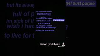 poison hazbin end lyrics [upl. by Ateinotna]