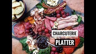 How To Make A Charcuterie meat Platter  Chomp On This with Kimlai [upl. by Nylisoj755]