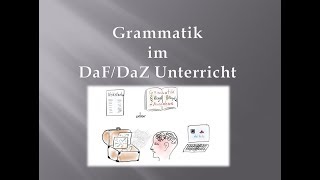 Grammatik im DaF mit Marlis [upl. by Anaig180]