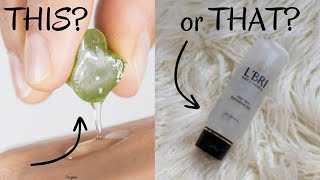 Aloe Leaf vs LBRI Aloe Vera Gel  never buy aloe leaves again [upl. by Nerua35]