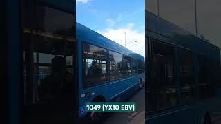 Arriva Yorkshire 1049 ADL Enviro200 YX10 EBV on 147 to Pontefract bus foryou arriva [upl. by Layod575]