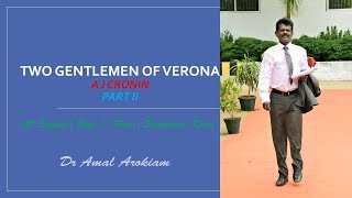 Two Gentlemen of Verona 12th English A J Cronin Unit 1 Part II Samacheer Kalvi [upl. by Tova]