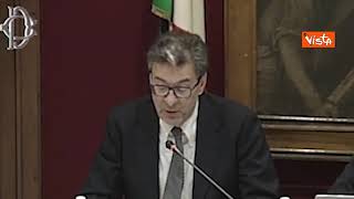 Giorgetti su privatizzazione Poste quotLa quota del Mef vale 44 miliardiquot [upl. by Lamson]