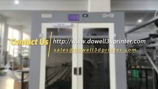 Dowell 3d printer high temperature constant chamber fast printing plastic industrial Stampante 3d [upl. by Meara]