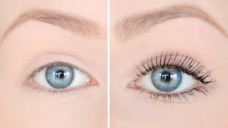 EXTREME WIMPERN Tipps amp Tricks beim TUSCHEN für Lange Geschwungene Wimpern [upl. by Gellman]