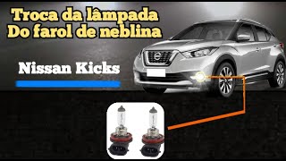 Nissan kicks Como trocar lâmpada do farol de neblina Nissan Kicks sv 2018 Dica automotiva [upl. by Guss]