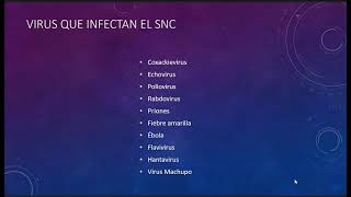 Microbiología II Micología y Virología C9 Virus que afectan al SNC Rabia y Poliomielitis [upl. by Julienne]