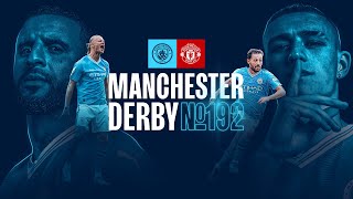 Derby day at the Etihad  Manchester City v Manchester United  Premier League hype [upl. by Airdnaxela]